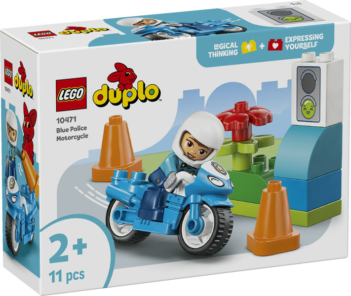 LEGO Duplo 10471 motocicletta blu della polizia
