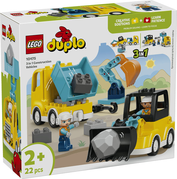 LEGO Duplo 10475 veicoli da cantiere 3 in 1