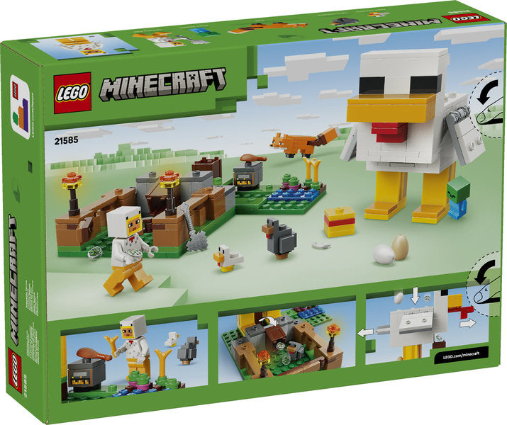 LEGO Minecraft 21585 fattoria di galline