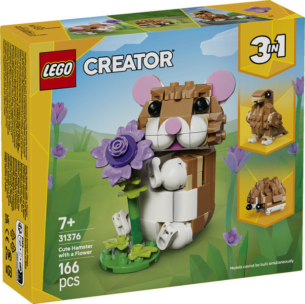 LEGO Creator 31376 simpatico criceto con fiore