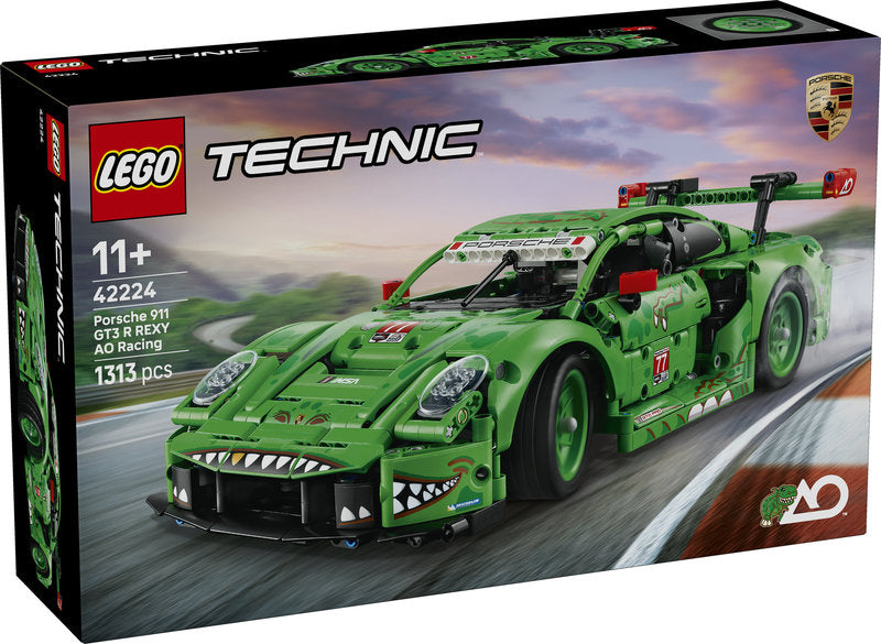 LEGO Technic 42224 auto porsche 911 gt3 r rexy ao racing