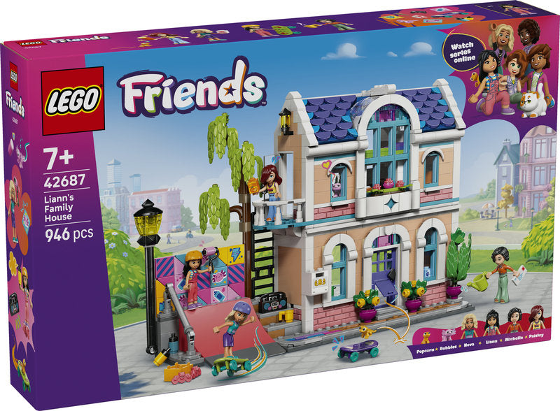LEGO Friends 42687 casa della famiglia di liann