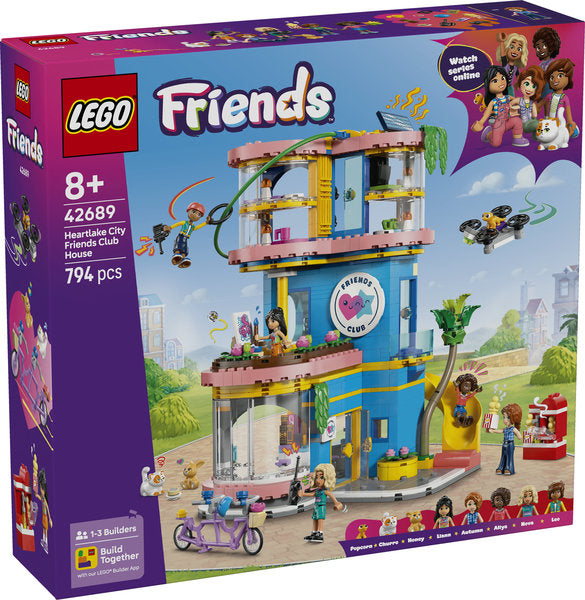 LEGO Friends 42689 casa dell'amicizia di heartlake city
