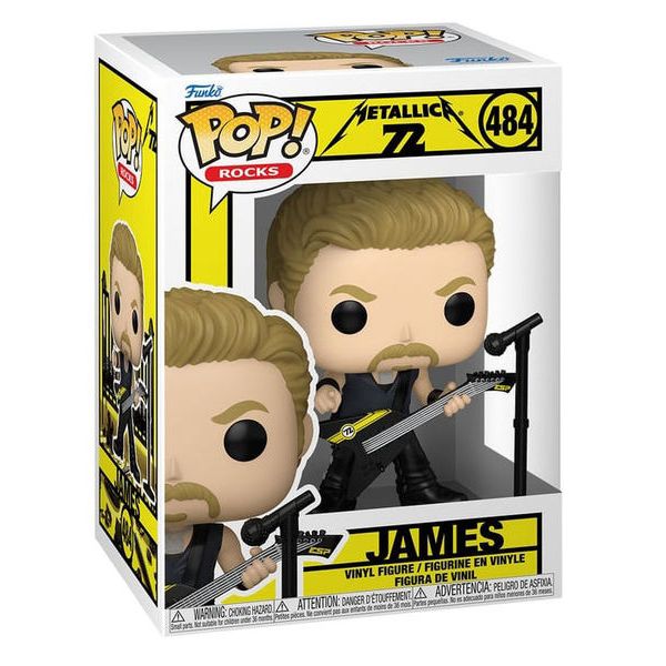 metallica 72 - james 9cm - funko pop! 484