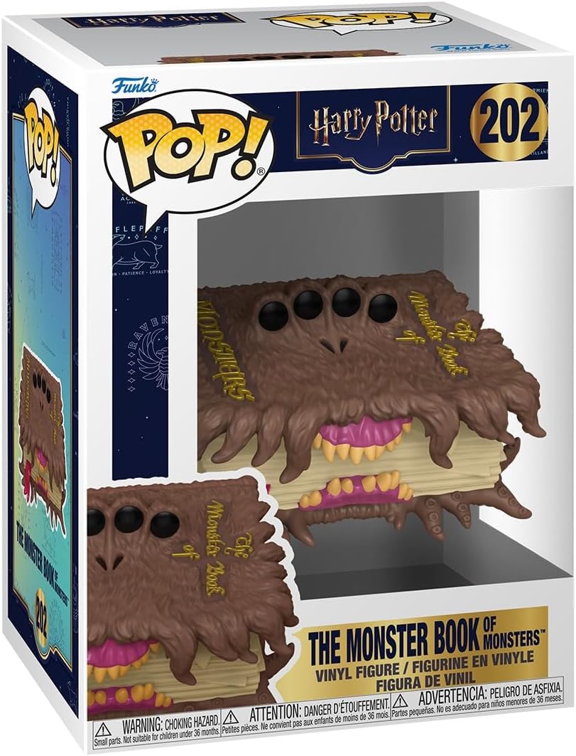 harry potter - the monster book of monsters 9cm - funko pop! 202