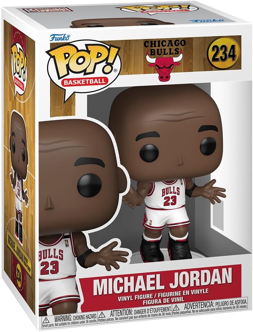 chicago bulls - michael jordan (shrug) 9 cm - funko pop! 234