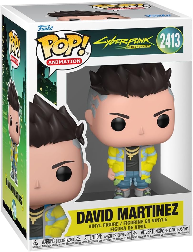 cyberpunk edgerunners: david 9 cm - funko pop! 2413