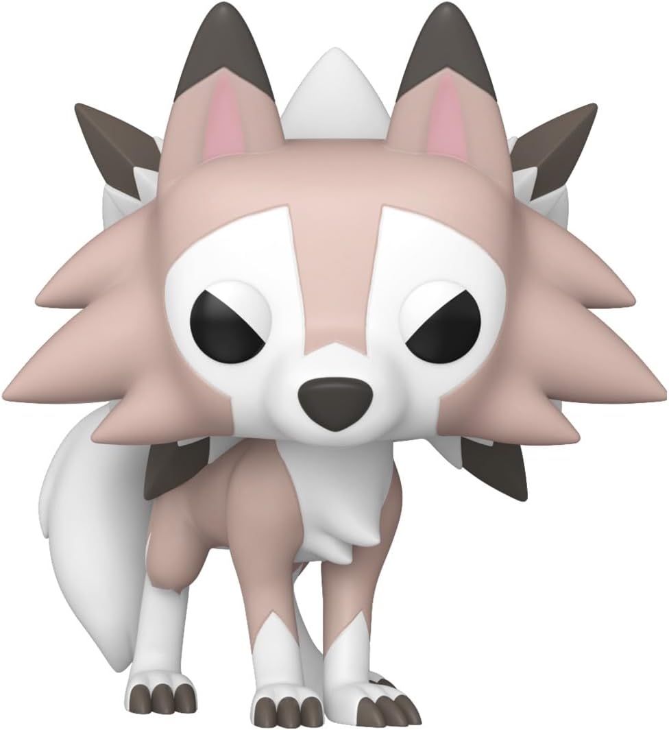 pokemon - lycanroc (midday form) 9cm - funko pop! 1210