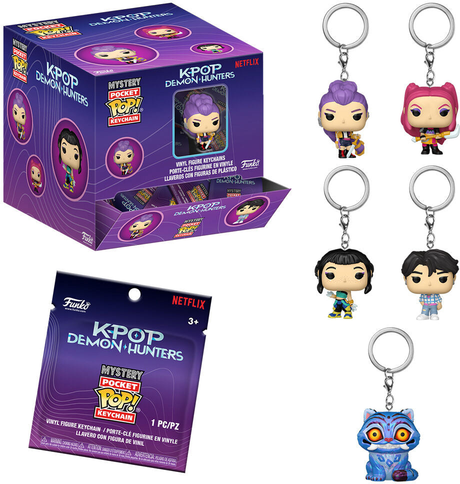 kpop demon hunters - mystery pop keychain