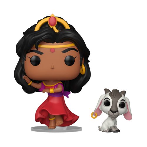 the hunchback of notre dame -  esmeralda & djali 9cm - funko pop! 1735