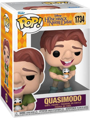 the hunchback of notre dame - quasimodo with bird 9cm - funko pop! 1734