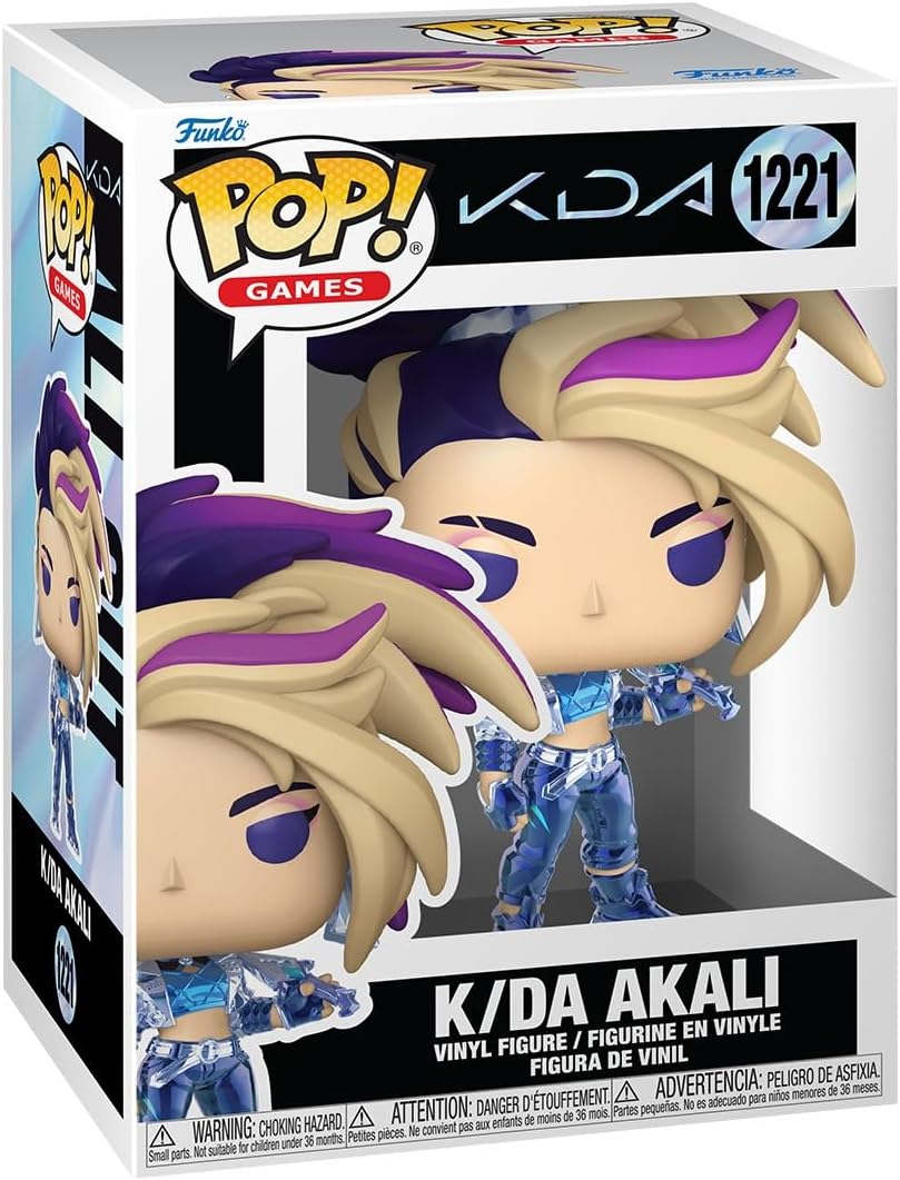 k/da akali 9 cm - funko pop 1221
