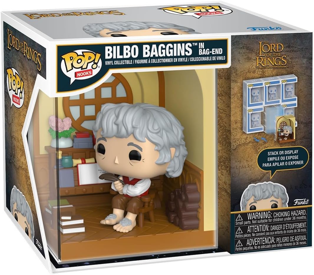 the lord of the rings - bilbo - funko pop! nooks