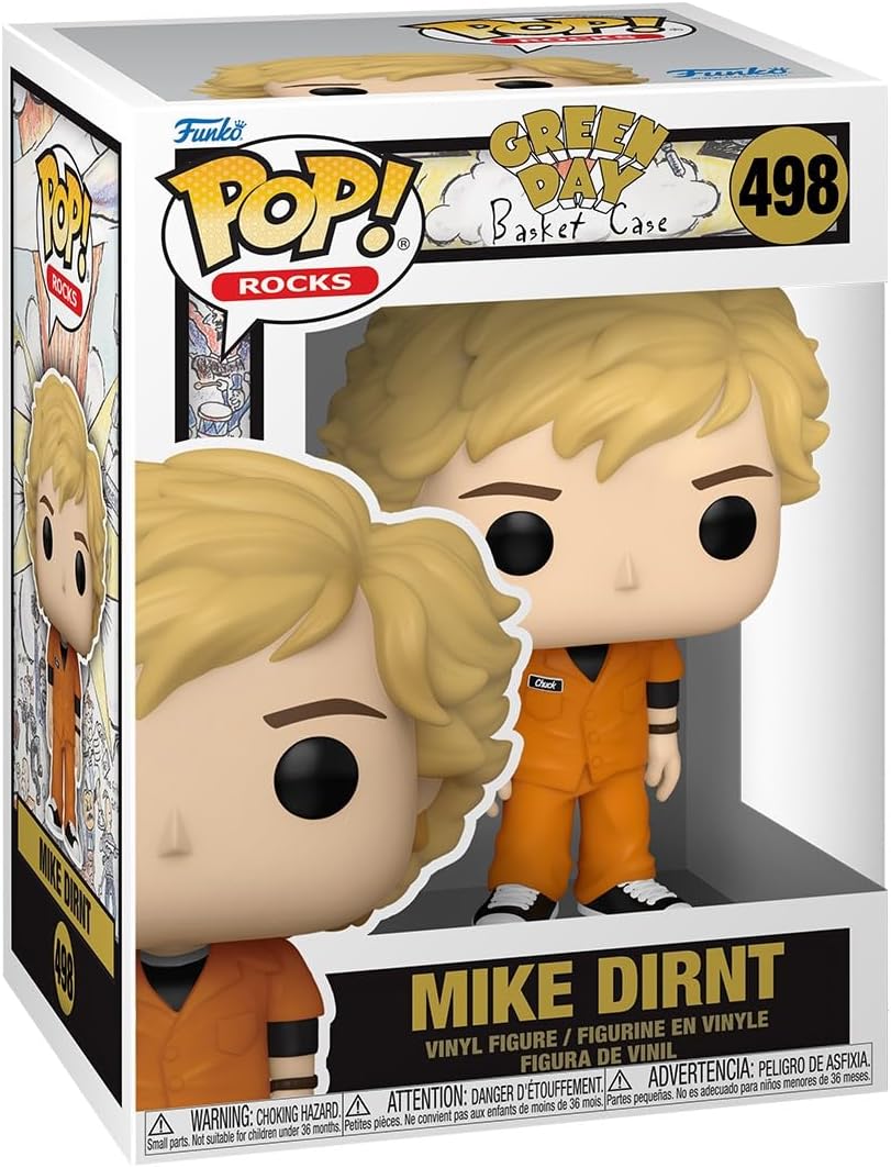 green day - mike dirnt (basket case) 9cm - funko pop! 498