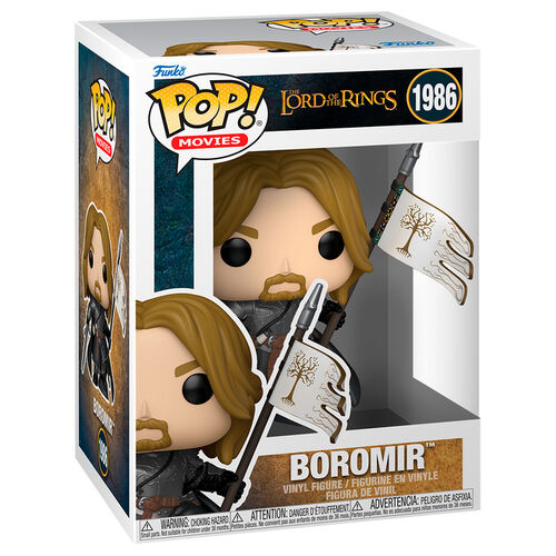 lord of the rings - boromir 9cm - funko pop! 1986
