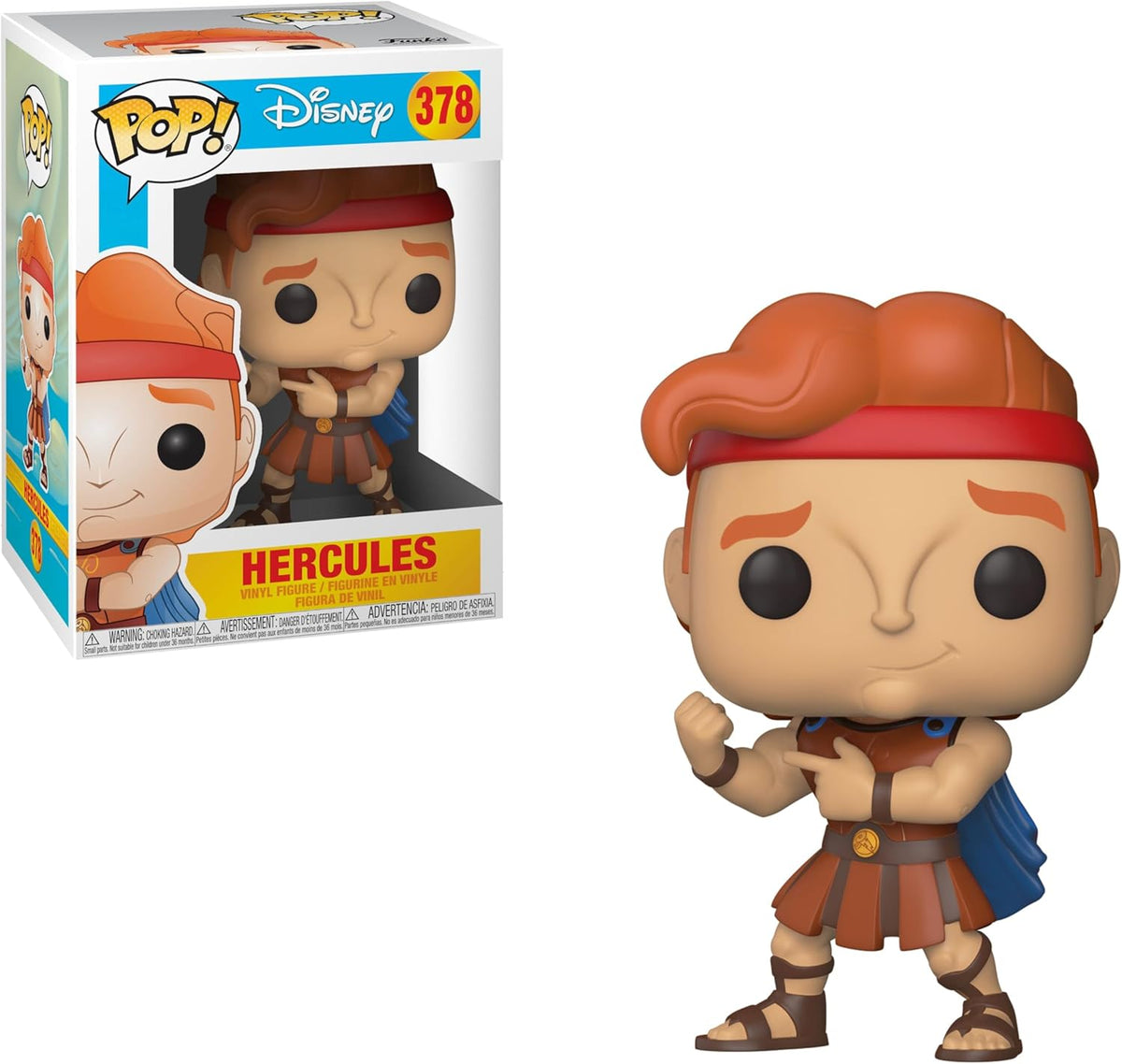 disney - hercules 9cm - funko pop! 378