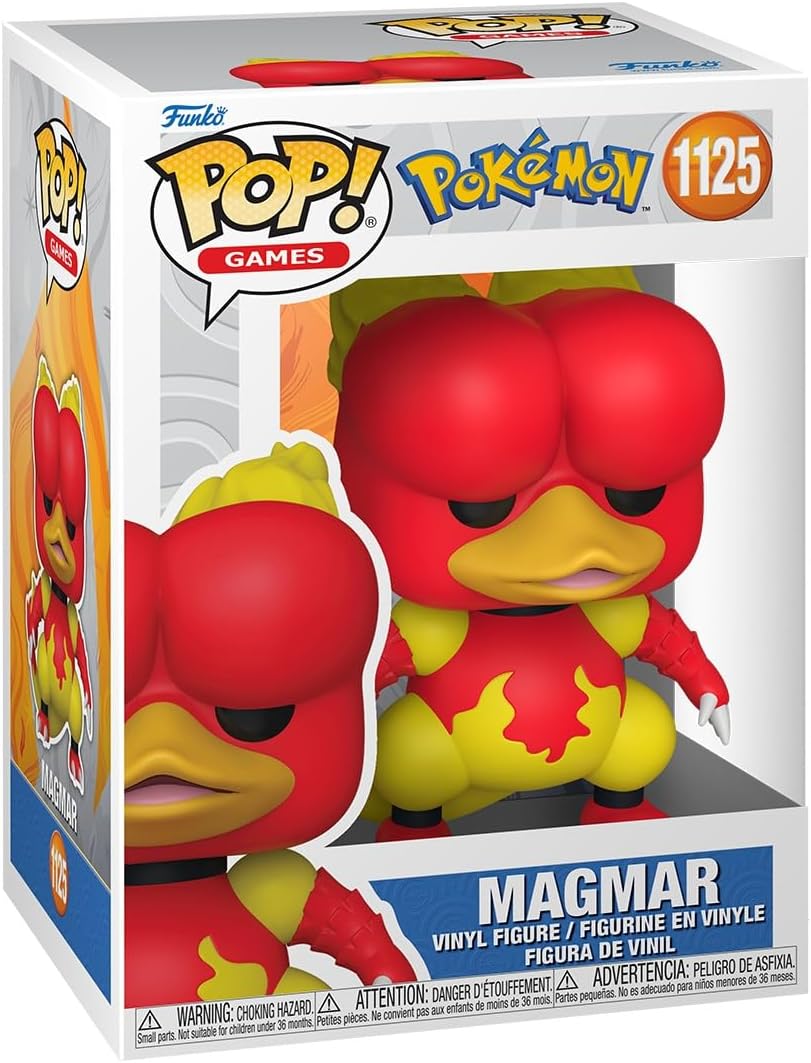 pokemon- magmar 9cm- funko pop! 1125