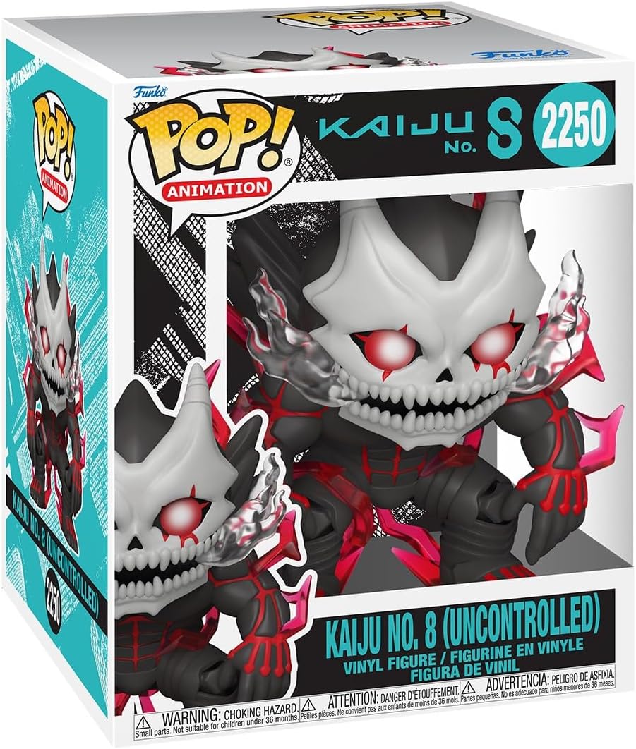 kaiju no.8 - kaiju n.8 (uncontrolled) 9cm - funko pop! 2250 super