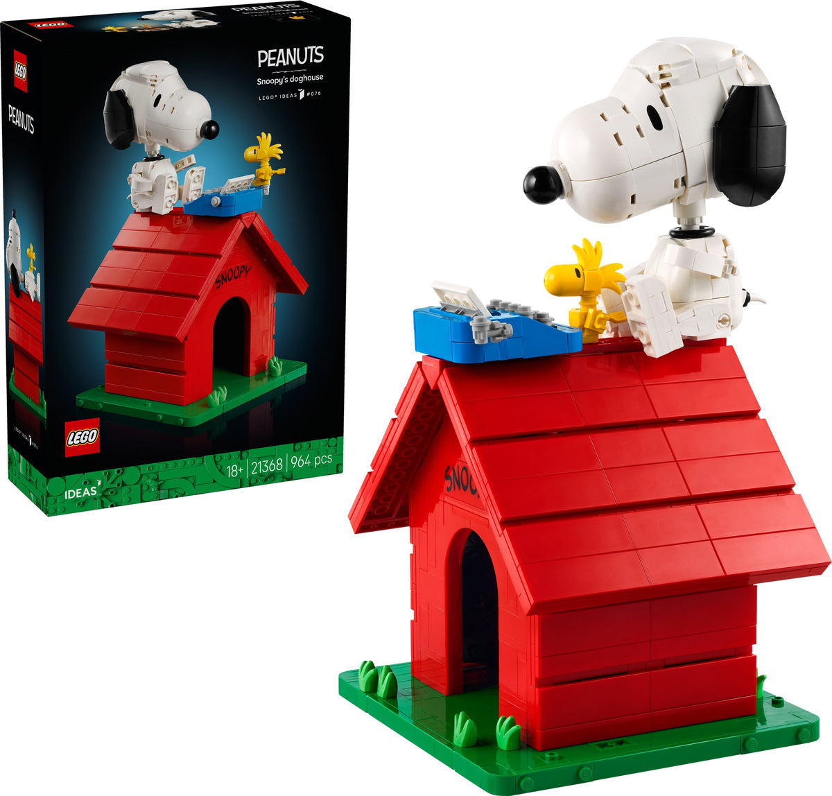 21368 - peanuts: la cuccia di snoopy