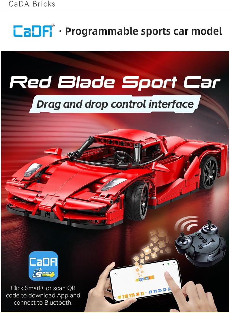 cada - rc red blade sports car - 405 pcs
