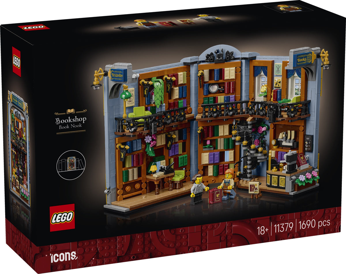 LEGO Icons 11379 libreria: book nook