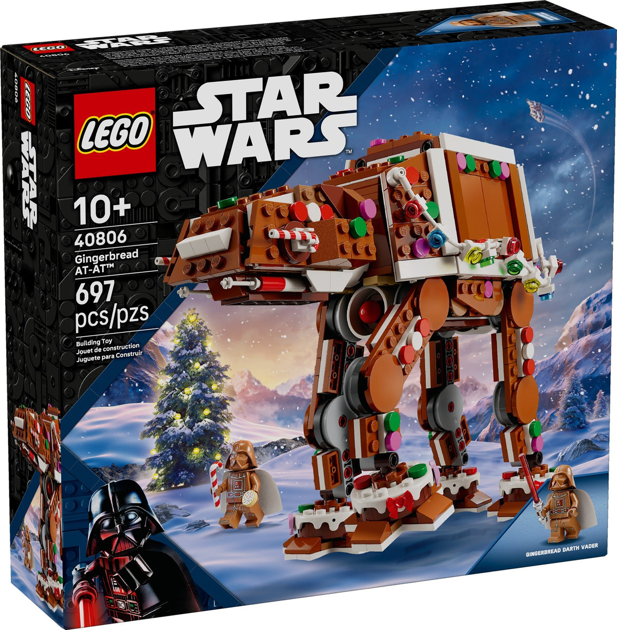 LEGO Star Wars 40806 star wars walker at-at pan di zenzero