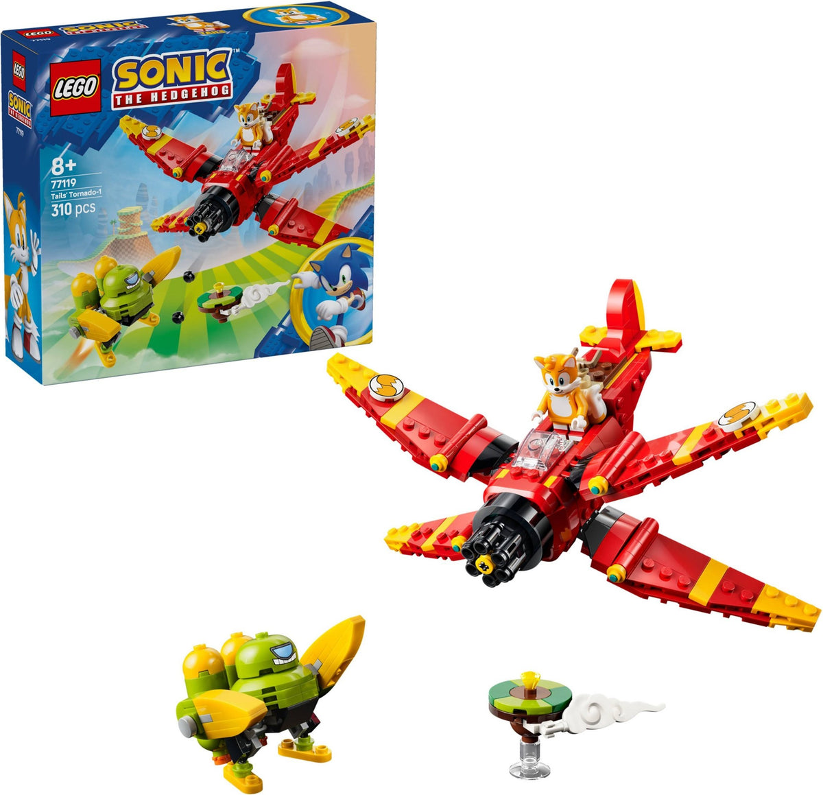 LEGO Sonic 77119 tornado-1 di tails