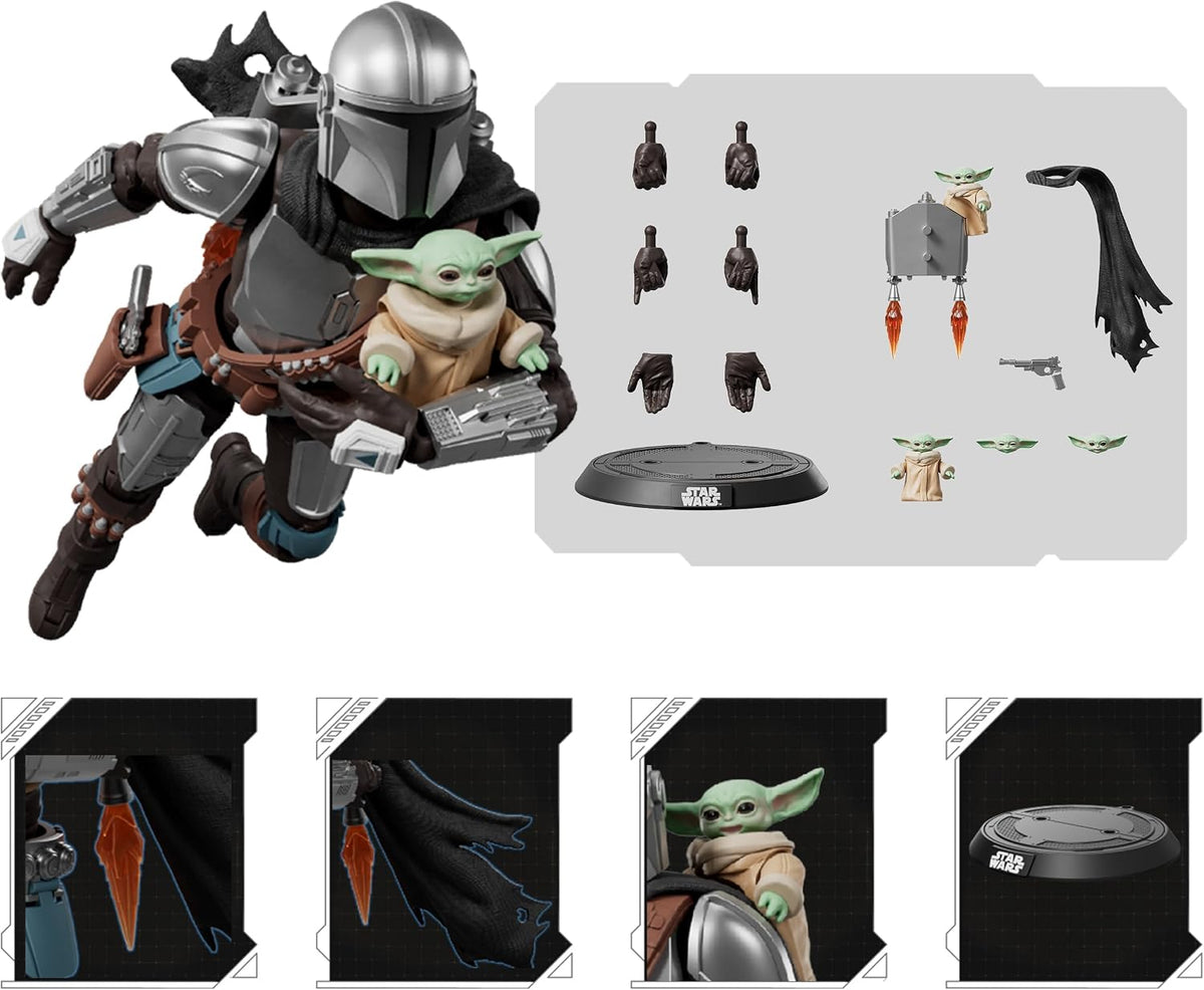 star wars - champion class 05 - din djarin and grogu - the mandalorian and grogu