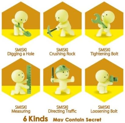 smiski construction series glow - blind box 1pz