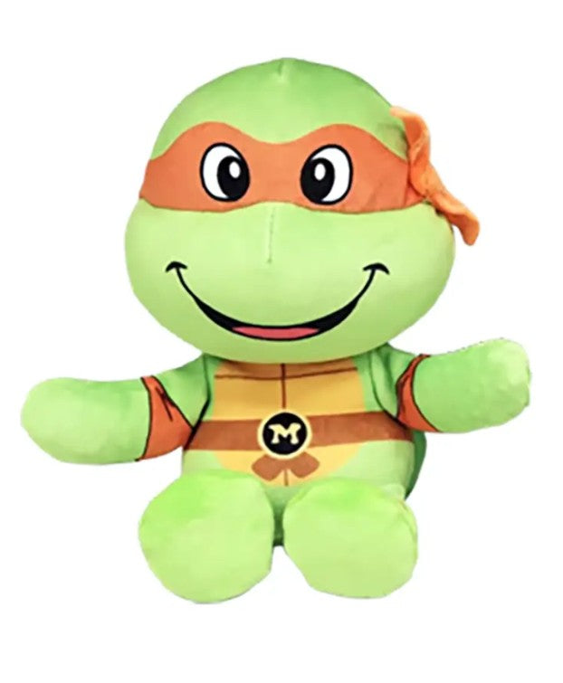 peluche floppy 20cm - teenage mutant ninja turtles - michelangelo