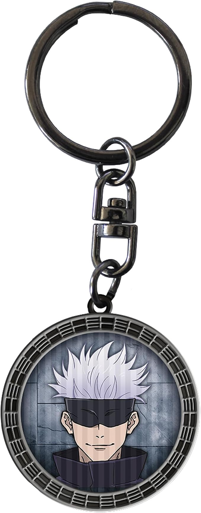 jujutsu kaisen - gojo - portachiavi lenticolare