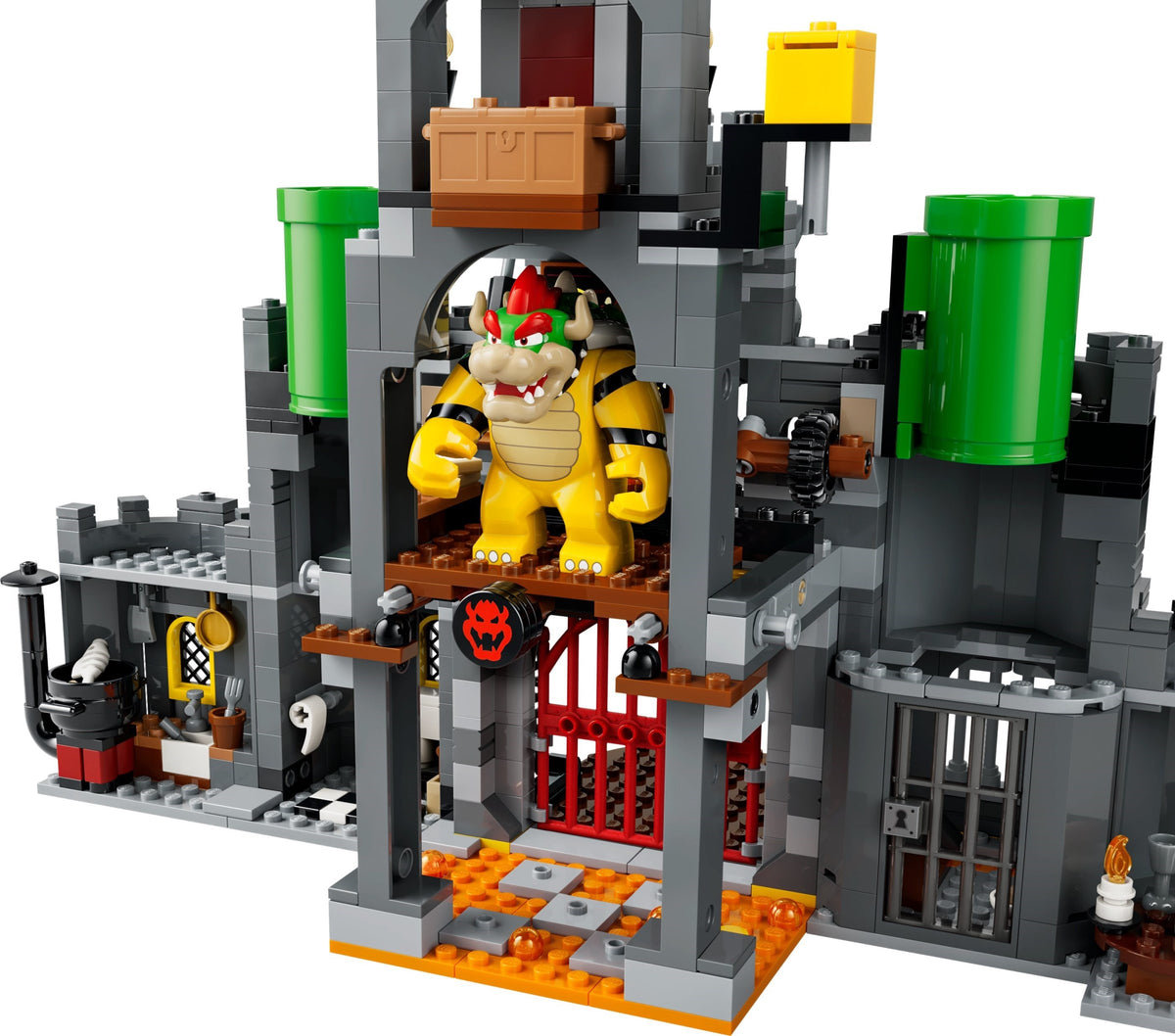 LEGO Super Mario 72060 castello di boswer con mario fuoco