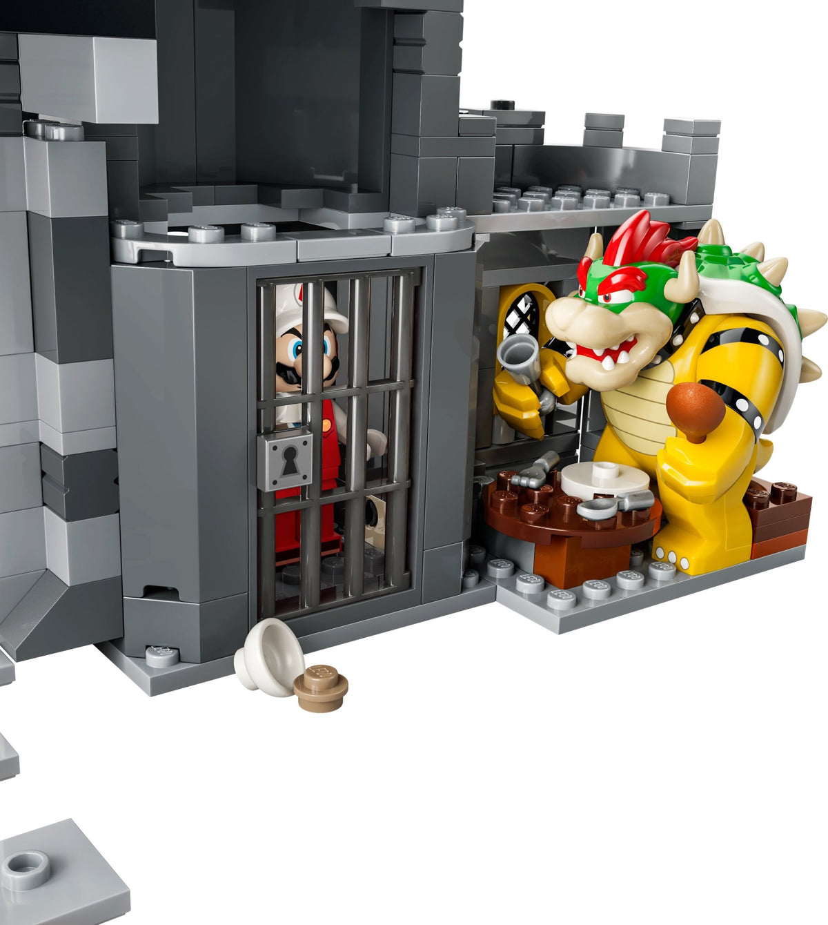 LEGO Super Mario 72060 castello di boswer con mario fuoco