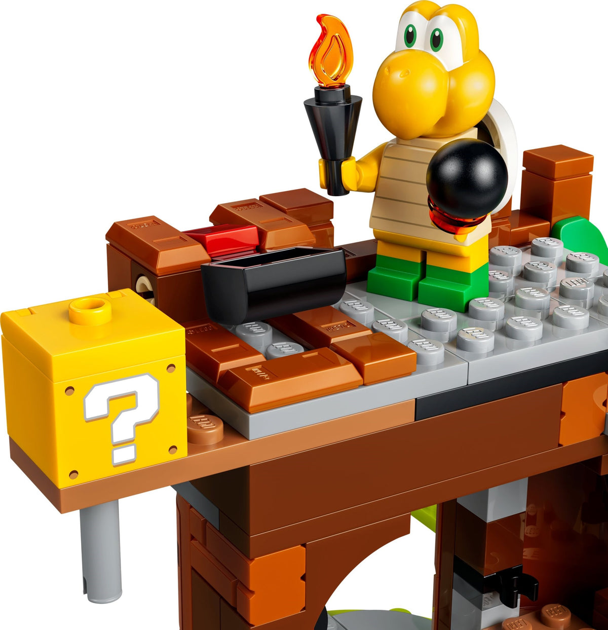 LEGO Super Mario 72061 scontro tra luigi fuoco e koopa