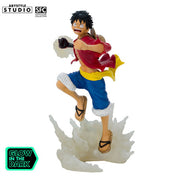 one piece - "luffy" glow in the dark - statua 24cm