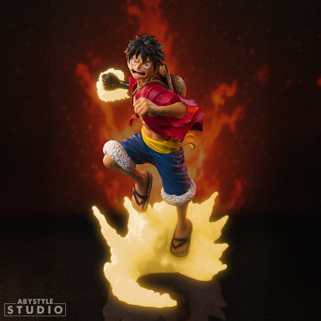 one piece - "luffy" glow in the dark - statua 24cm