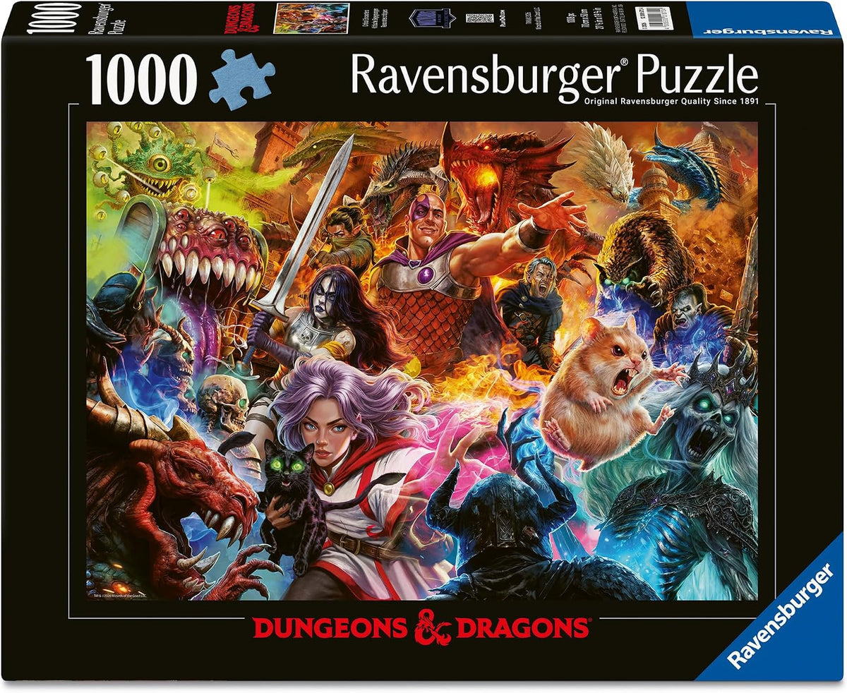dungeons & dragons - incontri critici - puzzle 1000 pezzi