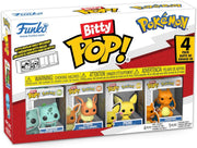 pokémon: bulbasaur 4 pack 3cm  - funko pop bitty
