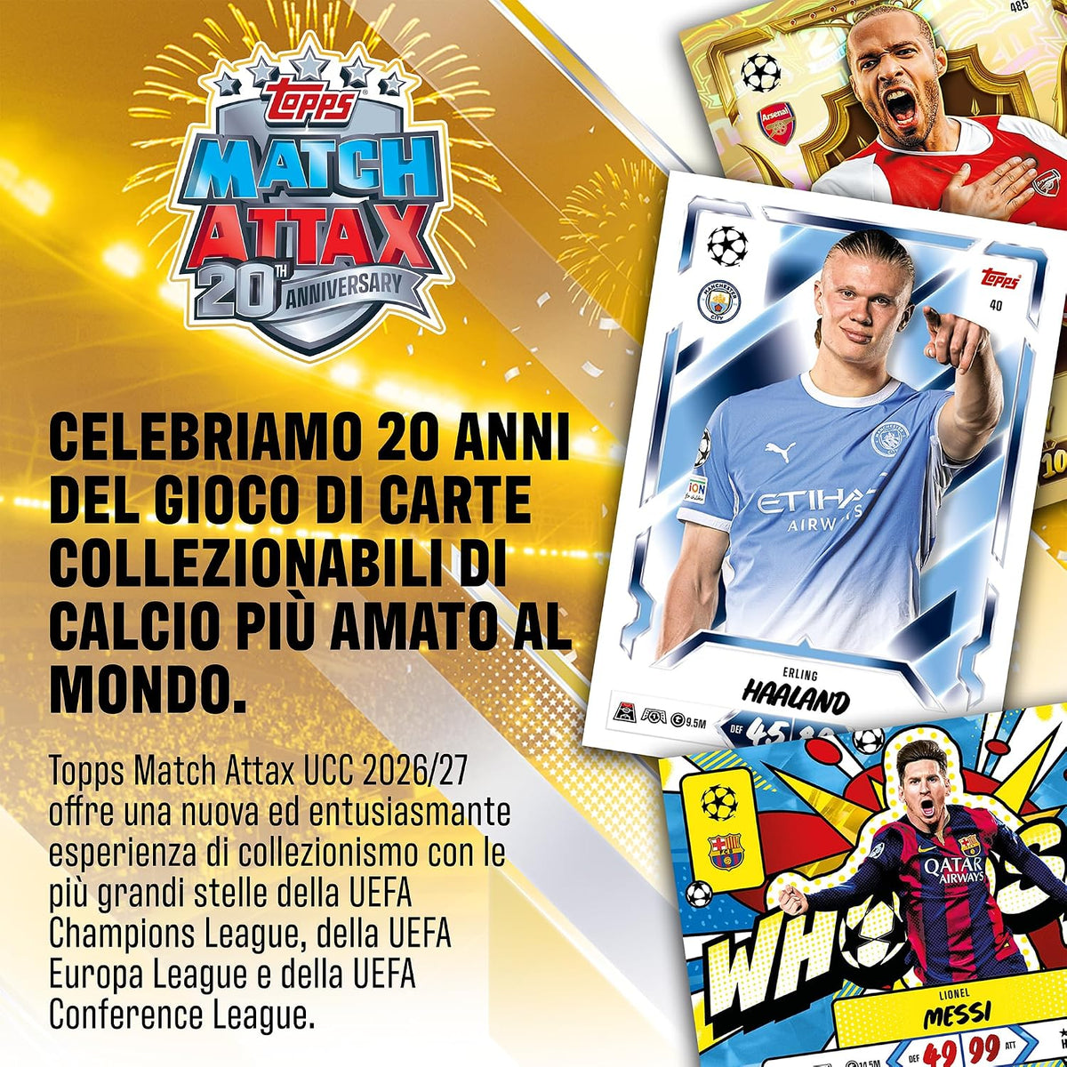 match attax - booster tin 2026/27 - un modello assortito