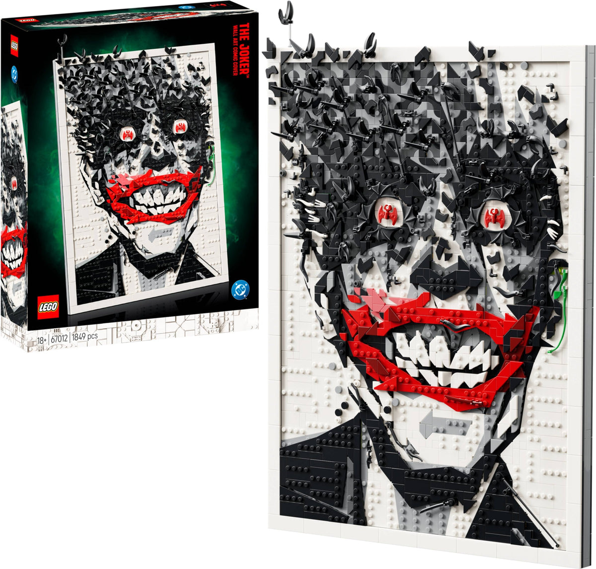 LEGO Art 67012 wall art copertina fumetto the joker™