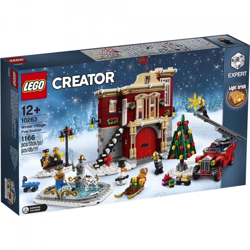 LEGO Icons 10263 caserma dei pompieri del villaggio invernale
